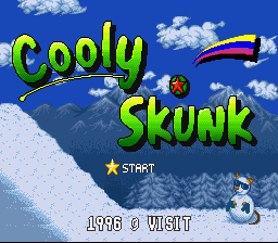 Cooly Skunk (Unrealesed) Title Screen